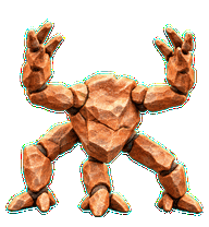 Rocky, a small faceless rock companion